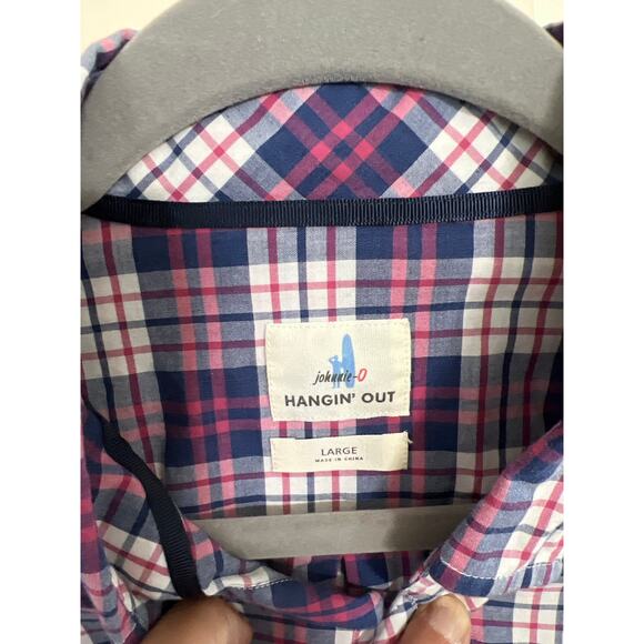 Johnnie-O size large plaid button down shirt - Picture 2 of 4